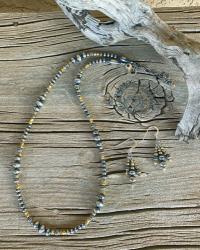 Necklace: Navajo pearls & vermeil by Myra Gadson
