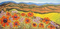 Blanket Flower Hill by Dee Sanchez