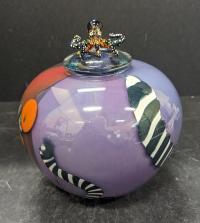 Lidded Pot with Octopus by Jon Oakes