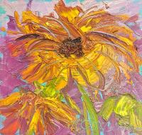 Exploding Sunflower by Michelle Chrisman