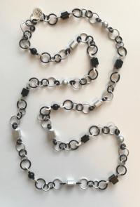 Anodized Long Necklace by Carolyn Henderson